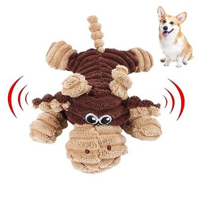 AALLYN Quietschendes Haustierspielzeug, Kauspielzeug für Hunde - Quietschendes Kauspielzeug für Hunde - Cartoon-weiches Hunde-Beißspielzeug, Plüsch-Hunde-Kauspielzeug für kleine Hunde, Haustiere, von AALLYN