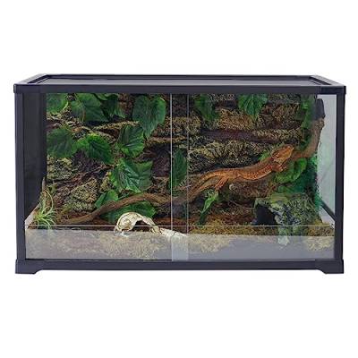 AIICIOO Knock Down Terrarium für Reptilien, natürliches Terrarium für Chamäleon, Gecko, Maisschlange, Leguan und Eidechse, 61 x 45 x 45 cm von AIICIOO