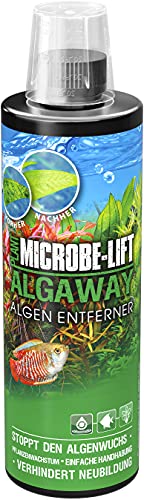 MICROBE-LIFT Algaway - 473 ml - Algenvernichter - Schnelle & effektive Algenbekämpfung für Süßwasseraquarien, verhindert Neubildung, sicher für Fische und Pflanzen von MICROBE-LIFT