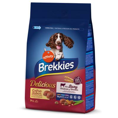 Brekkies Delicious Rind - Sparpaket: 2 x 3 kg von Affinity Brekkies