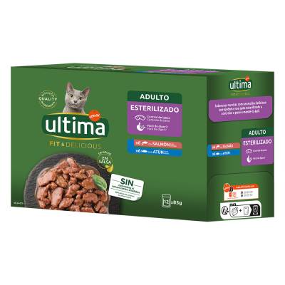 Ultima Cat Fit & Delicious 12 x 85 g - Lachs & Thunfisch von Affinity Ultima