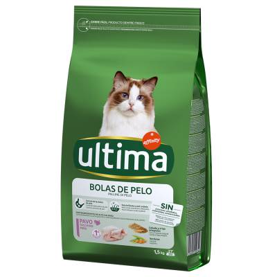 Ultima Cat Hairball - Truthahn & Reis - 4,5 kg (3 x 1,5 kg) von Affinity Ultima