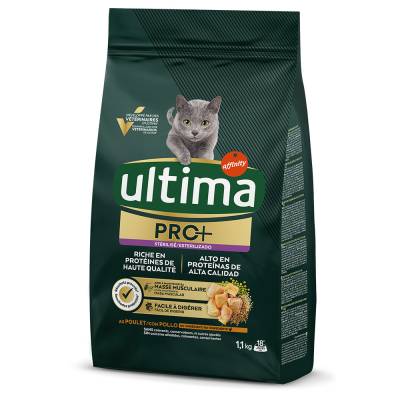 Ultima Cat PRO+ Sterilized Huhn - Sparpaket: 2 x 1,1 kg von Affinity Ultima