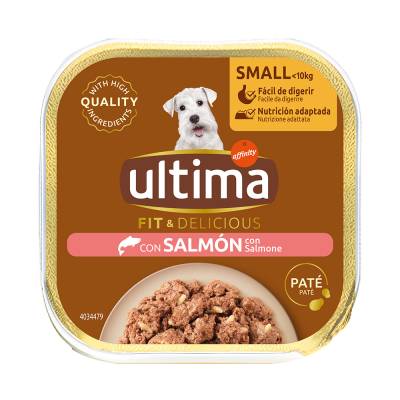 Ultima Fit & Delicious Paté Mini Hund 22 x 150 g - Lachs von Affinity Ultima