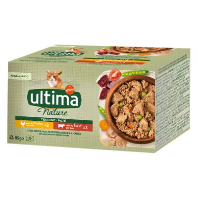 Ultima Nature Paté Katze 40 x 85 g - Huhn & Rind von Affinity Ultima