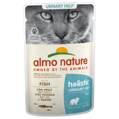 Almo Nature Holistic Urinary Help 12 x 70 g Fisch von Almo Nature Holistic