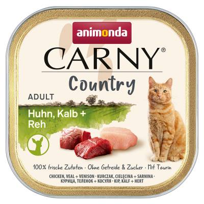 animonda Carny Country Adult 32 x 100 g - Huhn, Kalb + Reh von Animonda Carny