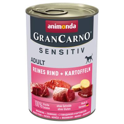 animonda GranCarno Adult Sensitive 6 x 400 g - Reines Rind & Kartoffeln von Animonda GranCarno
