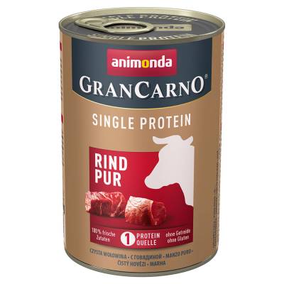 Sparpaket animonda GranCarno Adult Single Protein 24 x 400 g - Rind Pur von Animonda GranCarno