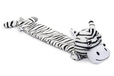 Beeztees Zebra - Hundespielzeug - schwarz/weiß - 53x10x5 cm von Beeztees