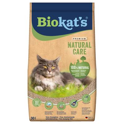 Biokat's Natural Care Katzenstreu - Sparpaket 2 x 30 l von BioKat's
