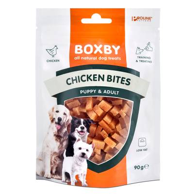 Boxby Chicken Bites Huhn & Fisch - Sparpaket: 3 x 90 g von Boxby
