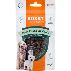 Boxby Cold Pressed Duck (Ente) Hundesnacks 12 x 100 g von Boxby