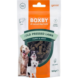 Boxby Cold Pressed Lamb (Lamm) Hundesnacks 100 g von Boxby