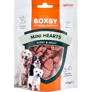Boxby Mini Hearts Hundesnack 15 x 100 g von Boxby