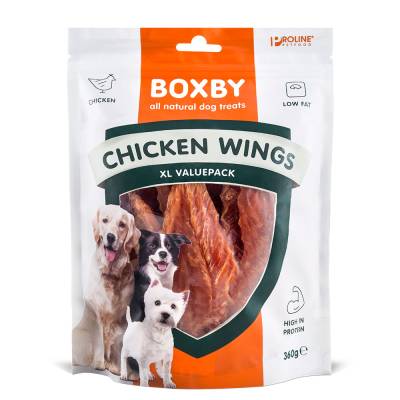 Boxby Snacks Hühnerflügel - Sparpaket: 2 x 360 g von Boxby