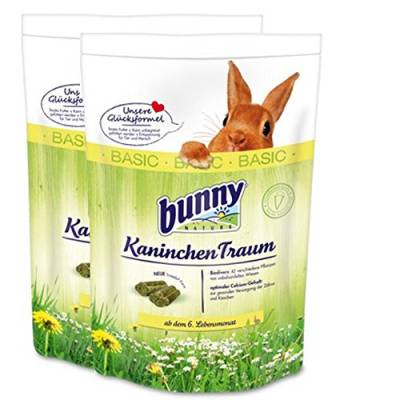 2 x 4 kg = 8 kg Bunny Kaninchen Traum Basic mit 42 verschiedenen Grünpflanzen von Unknown
