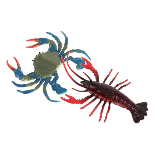 CORHAD 2 Stück Nachahmung Von Krabben Hummer Realistisches Aquarium Dekor Spielset Simulation Von Krabben Dekoration Garnelen Lernen Von Krabben Simulierte Simulation Krabben von CORHAD