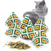 Canadian Cat Company Catnipspielzeug 6x Schmusepyramide Reggae Karo von Canadian Cat Company