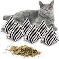 Canadian Cat Company Catnipspielzeug 6x Schmusepyramide Zebra von Canadian Cat Company