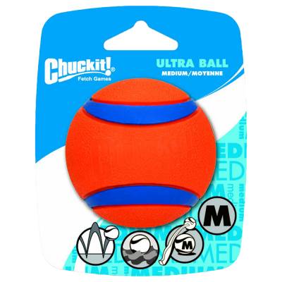 Chuckit! Ball Launcher Sport - Ersatzball, 3 Stück, Gr. M: ca. Ø 6,5 cm von Chuckit!