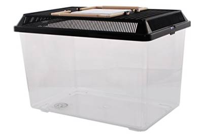 Neu PET-Plaza Kunststoffbox - Faunarium - Kunststoffterrarium - Faunabox - Insektenbox - Insektenterrarium - Box für Futterinsekten (30 x 19,5 x 21cm) von Dragon