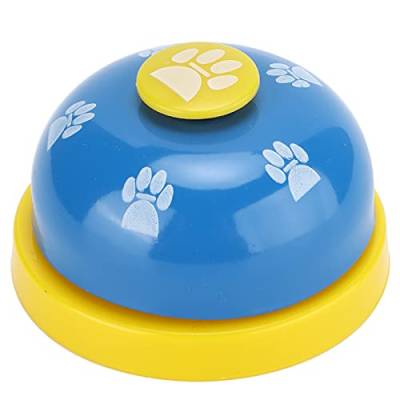 EVTSCAN Hundeknöpfe für Kommunikation, Trainingsglocke Tragbares interaktives pädagogisches Hundespielzeug mit Katzenglocken für Haustiertraining und Kommunikation(rote Abdeckung) von EVTSCAN