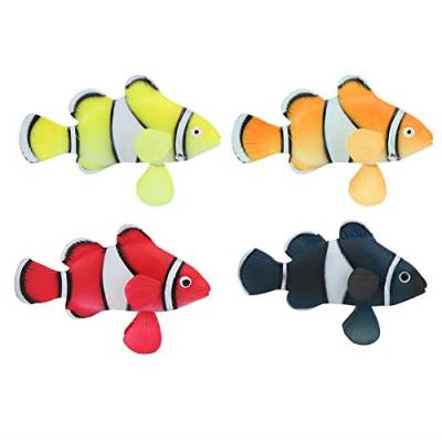 East buy Bionic Clownfish, Silikon Bionic Luminous Clownfish Fish Swim Dekoration für Aquarium Aquarium von East buy