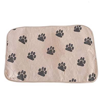 East buy Dog Pee Pad, Wiederverwendbare wasserdichte Dog Pee Pad Bett Urinmatte für Hunde Hunde Katzen(40 * 60cm-braun) von East buy