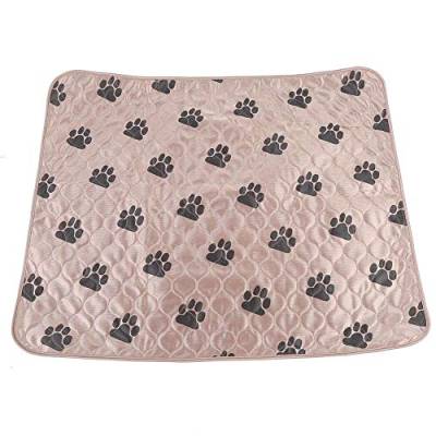 East buy Dog Pee Pad, Wiederverwendbare wasserdichte Dog Pee Pad Bett Urinmatte für Hunde Hunde Katzen(80 * 90cm-braun) von East buy