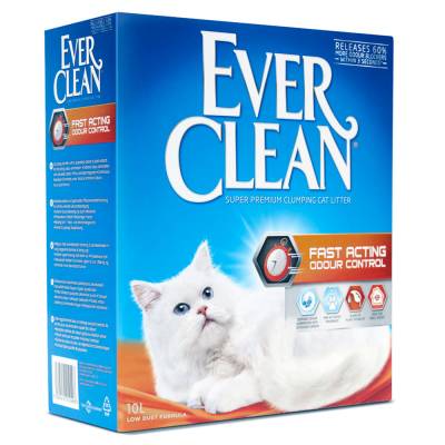 Ever Clean® Fast Acting Odour Control Klumpstreu - Sparpaket: 2 x 10 l von Ever Clean