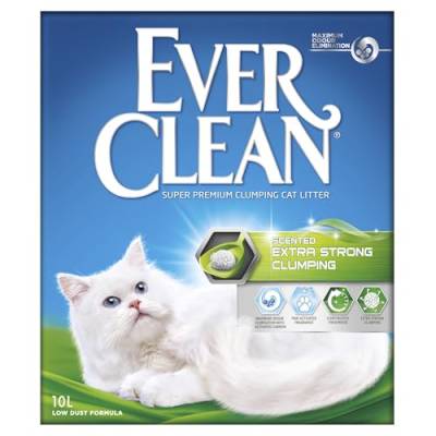 Ever Clean Katzenstreu, mit Duft, verklumpt, Stärke Extra Strong, 10 l von Ever Clean