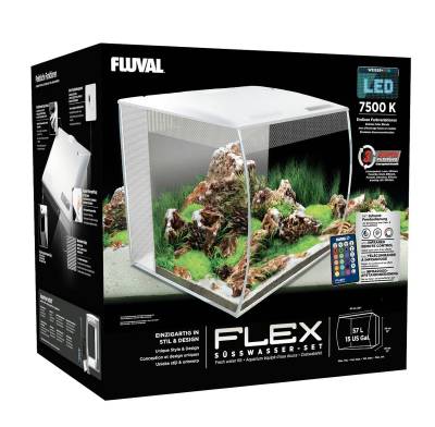 FLUVAL Flex Nano-Aquarium-Set 57 Liter weiß
