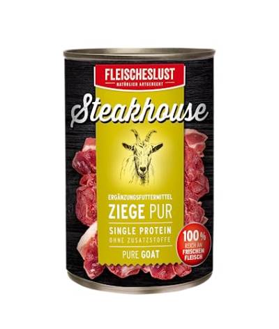 Fleischeslust Steakhouse Ziege Pur, 1er Pack (1 x 410 g) von Fleischeslust