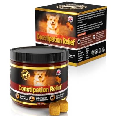 GastroBalance Linderung von Verstopfung beim Hund – 60 weichen Kausnacks Abführmittel für Hunde 100% natürliche Wirkstoffe (English) von GastroBalance
