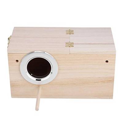 Germerse Pet Bird Breeding Box, Zuchtbox, mit Standqualität Holz für Wellensittiche Nymphensittich Papageien Andere Vögel Psittacula Agapornis(Right Opening) von Germerse