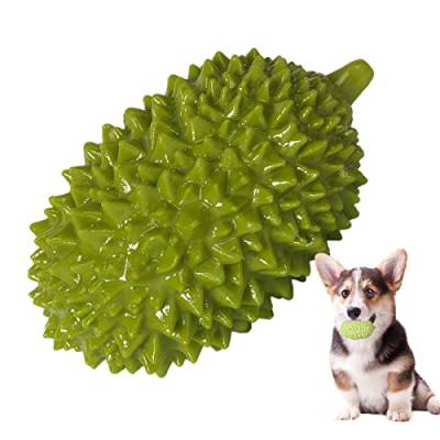 Heshi Beißspielzeug für Hunde | Kauspielzeug in Durian-for gegen Langeweile - Haustierspielzeug zum Reinigen der Zähne und zum Schutz der Mundgesundheit für kleine Hunde und mittelgroße Hunde von Heshi
