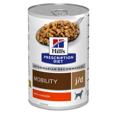 Hill's Prescription Diet j/d Nassfutter für Hunde mit Huhn - Sparpaket: 24 x 370 g von Hill's Prescription Diet
