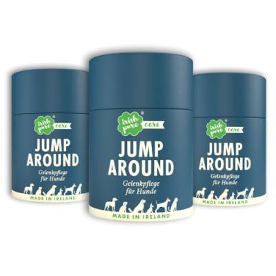 Irish Pure Jump Around Gelenk-Snacks für Hunde | 3 x 300g Dose | Leckerli statt Gelenktabletten | Unterstützt Knochen und Gelenke | Collagen-Booster | Starke Gelenke | 100% Natürlich von Irish Pure