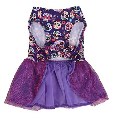 Jopwkuin Haustier-Halloween-Kleid-Outfit, Dehnbarer Hunde-Prinzessinnenrock für den Alltag für Partys (M) von Jopwkuin
