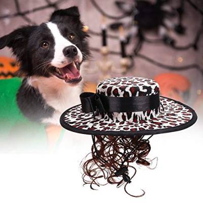 Jopwkuin Polyester-Haustier-Halloween-Mütze, Hut-Umhang für Katzen, Kleine Hunde, Einige Größen Zur Auswahl, aus Hochwertigem Polyester-Material, (S) von Jopwkuin