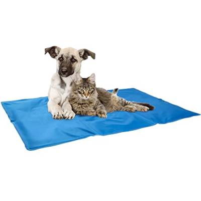 KADAX Hundekühlmatte, 90 x 50 cm, Selbstkühlendes Bett für Hunde und Katzen, Kühl Hundedecke in 4 Größen, Kaltgelpad, Kühlmatte für Haustier, Gel-Kühldecke (XL) von KADAX
