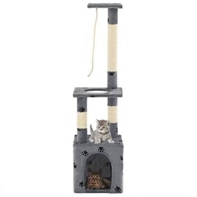 Animals & Pet Supplies – Katzenbaum mit Sisal-Kratzstämmen, 109 cm, Grau von LIFTRR