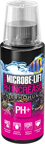MICROBE-LIFT® - pH Increase | pH-Erhöhung | Zur schnellen und sicheren Anhebung des pH-Wertes in jedem Meerwasser Aquarium | Schnell & effektiv | Inkl. Elektrolyte | Inhalt: 118 ml von MICROBE-LIFT