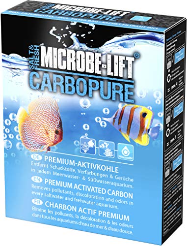 MICROBE-LIFT Carbopure - 500 ml - Premium Aktivkohle, entfernt effektiv Verunreinigungen und Trübungen aus jedem Aquarium, dampfaktiviert & säuregewaschen. von MICROBE-LIFT