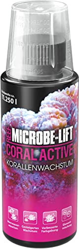 MICROBE-LIFT Coral Active - 118 ml - Korallenbooster für Steigerung von Wachstum & Farbenpracht bei Steinkorallen & Muscheln in Meerwasseraquarien. von MICROBE-LIFT
