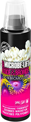 MICROBE-LIFT Iodide & Bromide - 236 ml - Jod- & Bromidzusatz, verbessert die Vitalität und Farben von Korallen, unterstützt die Gesundheit in Meerwasseraquarien. von MICROBE-LIFT