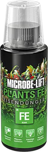 MICROBE-LIFT Plants FE - 118ml - Spezialisierter Eisendünger für prächtigen Pflanzenwuchs in Süßwasseraquarien, fördert die Photosynthese, frei von Nitrat & Phosphat. von MICROBE-LIFT