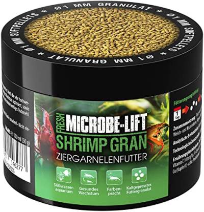 MICROBE-LIFT Shrimp Gran - 150 ml / 50 g - Premium Garnelenfutter als Alleinfutter, kaltgepresst, fördert Wachstum und Farbenpracht von Garnelen in Süßwasseraquarien. von MICROBE-LIFT