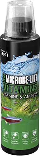 MICROBE-LIFT Vitamins - 236 ml - Multivitamin-Zusatz inkl. Aminosäuren für Fische & Korallen, fördert Gesundheit und Wohlbefinden im Süßwasser-Aquarium. von MICROBE-LIFT